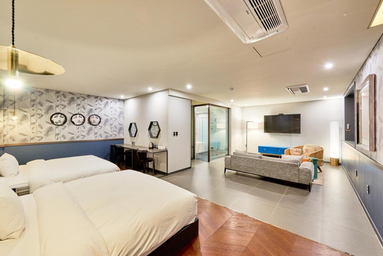 בוסאן Brown Dot Hotel Songjung מראה חיצוני תמונה